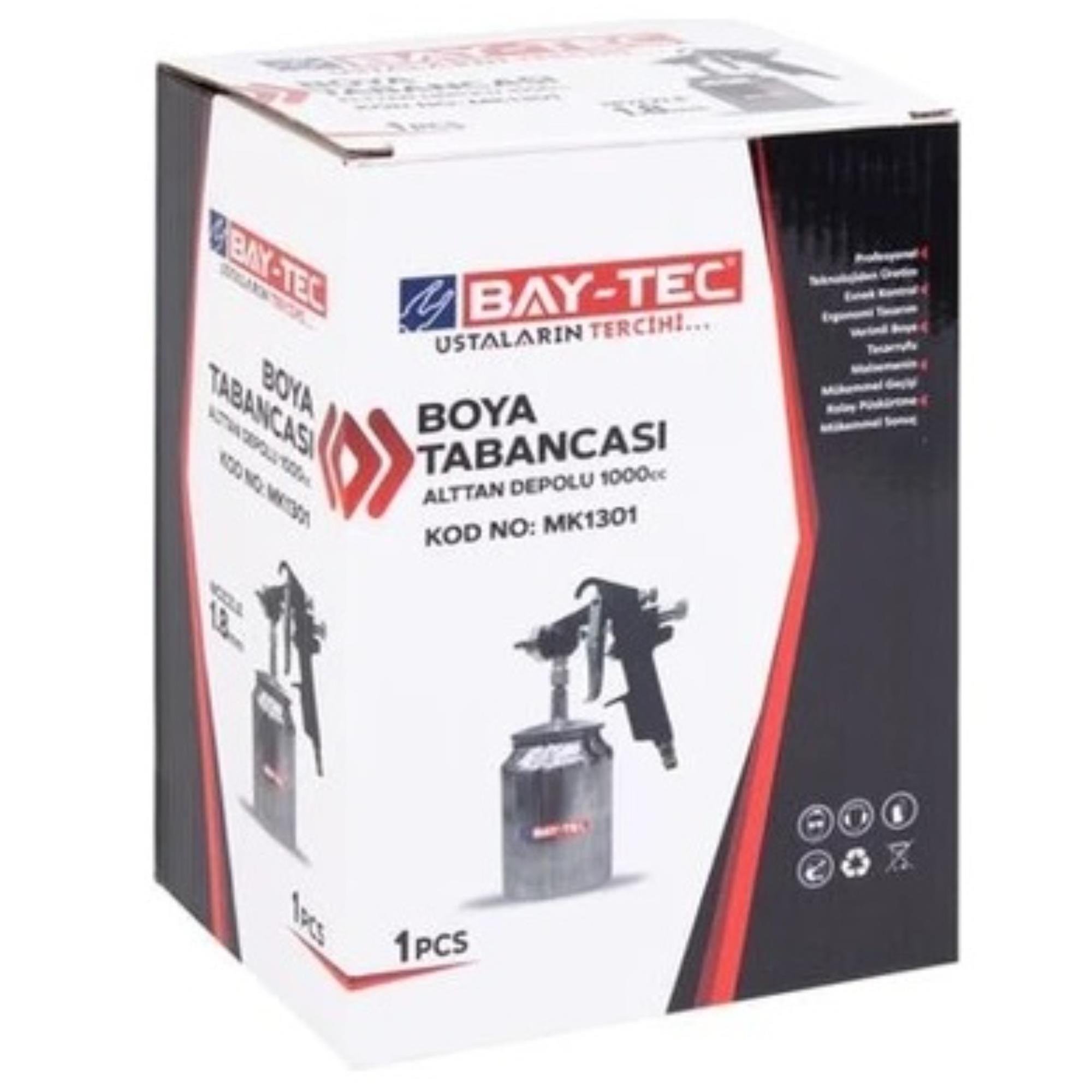 BAYTEC BOYA TABANCASI ALTTAN DEPO 1000CC MK1301